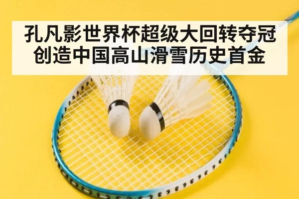孔凡影世界杯超级大回转夺冠创造中国高山滑雪历史首金